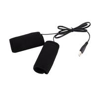 Almohadillas térmicas para Motocicleta, puños de Bicicleta con calefacción y Control Inteligente de Temperatura de Niveles, Manga de Agarre calentada de 5 V, enrollador de Manillar Ajustable para