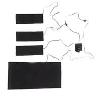 Almohadillas Térmicas para Ropa de Fibra Compleja Negras USB | 3 Niveles, Diseño Sencillo y Cómodo, Consumo, Lavable y Apta para Uso Diario