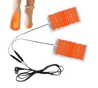 Almohadillas térmicas USB para ropa, suministros de calentamiento para manillar de motocicleta, insertos de agarre térmico, calentador de manos eléctrico portátil, solución cómoda, equipo de