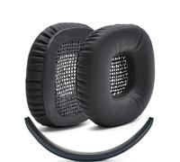 INF Almohadillas de Repuesto para Marshall Major 1/2, Almohadillas y Almohadillas para la Diadema, Buen Aislamiento acústico, 1 par de Almohadillas, 1 Funda para la Diadema