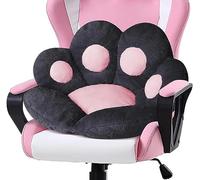 almohadón,Estera,Cojín para Patas de Gato Asiento Lindo Cojín para Silla sofá Perezoso Decoración para Exteriores Piso cálido Cojín Alfombra cálida Agradable a la Piel (70x70cm, Negro)