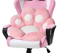 almohadón,Estera,Cojín para Patas de Gato Asiento Lindo Cojín para Silla sofá Perezoso Decoración para Exteriores Piso cálido Cojín Alfombra cálida Agradable a la Piel (70x70cm, Rosa)