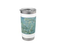 Almond Blossom Art Gogh Van Vintage Painting Masterpiece Vaso térmico de acero inoxidable de doble pared