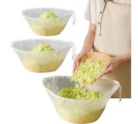 Almond Soy Milk Cheese Cloth - 17,18 cm Reusable Nylon Fine Mesh Strainer | Bolsas de filtro de alimentos grandes y medianas - Cold Brew Coffee Tea Yogurt Dough Nut Milk Kitchen Use Vegetable Dumpling