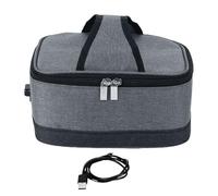 Almuerzo isotérmico - Bolsa térmica USB de gran capacidad | Estuche térmico para comida portátil, para pícnic, práctica para trabajo, escuela, viajes al aire libre, almacenamiento de comidas bebidas