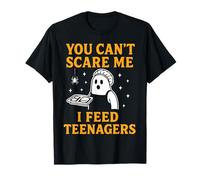 Almuerzo Señora Halloween no puede asustarme Feed Adolescentes Camiseta