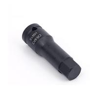 ALMVIS 1/2 "Drive Impact Socket Hex Hex bits CR-MO Destornillador bits Set 7 8mm Aire Allen Key Socket Adapter Head for la Llave neumática Manual Funda Multifuncional(H7)