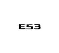 ALMVIS Calcomanía con Emblema y Logotipo de Letras en 3D for Maletero de Coche, Apta for Mercedes Benz Clase E E43 E53 E63 E200 E260 E300 4 Matic W212 W213 W222 Pegatinas del Logotipo del Coche(E53)