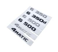 ALMVIS Emblema de letras planas en 3D G350 G500 G350d G55 V8 KOMPRESSOR apto for Mercedes Benz Clase G W463, placa de identificación del maletero del coche, pegatina con logotipo pegatinas del logotip