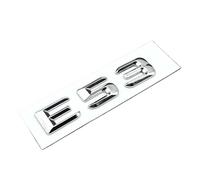ALMVIS Insignia del maletero trasero del coche, pegatina de letras cromadas ABS 3D, logotipo de estrella E53 4matic, emblema apto for Mercedes AMG E 53 W212 W213, accesorios pegatinas del logotipo del