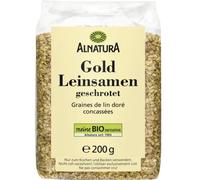 Alnatura Semilas de Lino Dorado Bio, Triturado - 200 g Alnatura