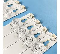 ALNENWT Barra LED for TCL tot 55d2900 4x4 4x5 3030c L55P2US led55d2900s U55P6046 U55P6006 4c-lb5505-hr02j 55HR330M05A8 55HR330M04A8(2set 16 Pieces)