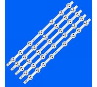 ALNENWT Kit de tira de retroiluminación LED 1/5/10 compatible con TX-39A300 TX-39AW304 VES400UNDS-2D VES395UNDC-2D-N01 TX-39A300B 39fpd274b-t LT-39C740a(25 PCS For 5 TV)