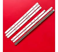 ALNENWT Tira de LED de 3 piezas for TV SYLED394IV JS-D-JP385DM-062EC JS-D-JP385DM-071EC PLATA IP-LE411061 IP-LE40/411061(1TV(6PCS))