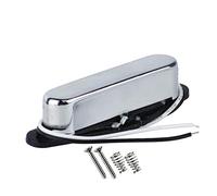 Alnico 5 Guitarra Eléctrica Pickup Single Bobina Alnico Pickup Cuello/Puente Piezas De Guitarra Chrome/Oro/Opciones Negras Set pastillas(Gold and Black)