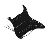 Alnico 5 Hot Rails-Single Coil Pickup Precableado Guitar Pickguard SSS Set 1T1V Control Piezas de Repuesto de Guitarra (Color : 05)