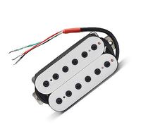 Alnico 5 Humbucker Cuello/puente Doble Bobina División Guitarra Eléctrica Pastilla Para Piezas De Guitarra Juego de Pastillas Guitarra (Color : 02_Neck)