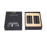 Alnico 5 Pickup Humbucker Black Doble Puente Puente Puente de cuello Pickup Electric Guitar Housing Maple Construcción de metal Pas HH