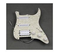 Alnico 5 Pickup Loaded Prewired Guitar Pickguard SSH HSS Piezas De Guitarra Eléctrica (Color : 4ply)