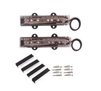 Alnico - Pastillas para guitarra eléctrica, 4 cuerdas, puente medio, tornillos, juego de accesorios para puente bajo