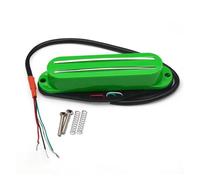 Alnico V Mini Hue Coil Pickup Dual Track 9K Adecuado Para Guitarras Eléctricas En Varios Colores Puente de guitarra eléctrica pastilla eléctrica(Green)