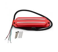 Alnico V Mini Hue Coil Pickup Dual Track 9K Adecuado Para Guitarras Eléctricas En Varios Colores Puente de guitarra eléctrica pastilla eléctrica(Red)