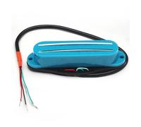 Alnico V Mini Hue Coil Pickup Dual Track 9K Adecuado Para Guitarras Eléctricas En Varios Colores Puente de guitarra eléctrica pastilla eléctrica(Blue)