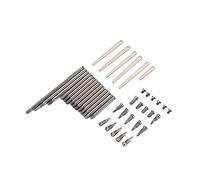 Alnicov 1 juego de herramientas de reparación de saxofón alto alto con tornillos + kit de muelles para saxofón, herramientas DIY para flauta clarinete saxofón plateado