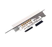 Alnicov 1 juego de piezas de reparación de saxofón tenor tornillos + resortes de saxofón Kit de herramientas de bricolaje para instrumentos de viento de madera