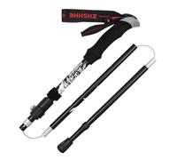 Alnicov 1 Paquete de Bastones de Senderismo telescópicos Plegables Bastones ultraligeros con Sistema de Bloqueo rápido para mochileros Mayores Camping