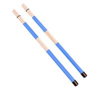 Alnicov 1 par de baquetas de jazz, baquetas de bambú, mazo de tambor portátil de construcción sólida, para jazz folk música azul