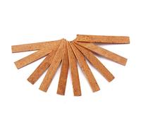 Alnicov 10 unids/pack Saxofón Corks Soprano/Tenor/Alto Cuello Corcho Saxofón Piezas Instrumento Musical Accesorios 83.5x12x2mm