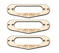 Alnicov - 2 anillos de montaje para guitarra (madera de arce, una sola bobina