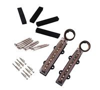 Alnicov 2 pastillas de bajo, juego de pastillas Humbucker de bajo, pastilla de puente abierto, para bajo eléctrico Jazz de 5 cuerdas JB