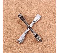 Alnicov 2 piezas de gancho de garra para tambor de doble extremo largo para piezas de tambor (astilla)