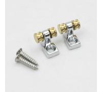 Alnicov 2 piezas de guías de cuerda de rodillo de árbol de cuerda de rodillo de guitarra retenedor para repuesto de piezas de guitarra eléctrica Strat Tele Style