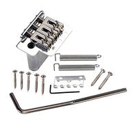 Alnicov 3 cuerdas caja de cigarros guitarra trémolo puente caja de cigarros guitarra cromo