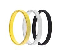 Alnicov 3 Pares de Ligas de Manga para Camisa, Soportes de Manga, puños de Resorte de Metal para Hombres y Mujeres, Camisas, Trajes