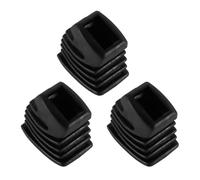 Alnicov 3 Piezas de Patas de Goma para Tambor, Soporte de platillo, Soporte de Rack, Piezas de percusión, Color Negro