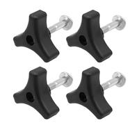 Alnicov 4 Uds cortacésped Universal Mango Tuerca de ala y Perno Piezas de cortacésped Accesorios Piezas de Repuesto de maquinaria de jardín