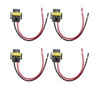 Alnicov 4 UNIDS Adaptador Hembra Arnés de Cableado Enchufes Coche Auto Cable Conector Cable Enchufe para H11 H9 H8 HID LED Faros Antiniebla Bombilla