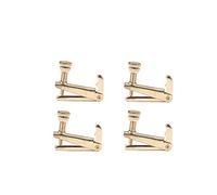 Alnicov 4 unids sintonizador de cuerda de violín ajustadores de sintonizador fino piezas de repuesto para violín 3/4 4/4 dorado