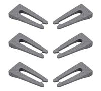 Alnicov 6 Piezas Cubiertas para Perillas de Estufa Cerradura de Perilla de Horno a Prueba de Niños Portátiles Prácticas Cubiertas para Perillas de Estufa de Gas de Cocina (Gris)