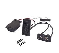 Alnicov Accesorio de preamplificador piezoeléctrico de pastilla de violín eléctrico con sistema de tono activo