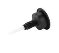 Alnicov Botón De Inodoro De Doble Descarga para Modelo 49, De Plástico ABS, Compatible con Orificios De Cisterna Estándar De 38-42 Mm, Color Negro.