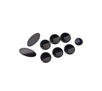 Alnicov Botones para saxofón, 9 piezas de llaves de saxofón azul arenisca para saxofón soprano alto tenor