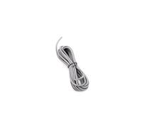 Alnicov Cable blindado de 2 conductores, cable de conexión para circuito de guitarra, Cable de recogida, gris