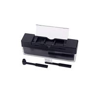 Alnicov Cepillo de limpieza de discos de vinilo, kit de limpieza de discos de fonógrafo LP Kit de limpieza de platos giratorios con cepillo pequeño