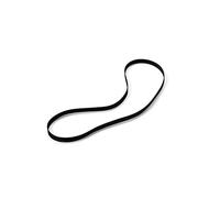 Alnicov Cinturón de goma para discos compatible con tocadiscos, correa de repuesto para fonógrafo, 49 cm, color negro