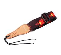 Alnicov Correa de guitarra ajustable, correa de flores vintage para guitarra acústica, eléctrica y bajo